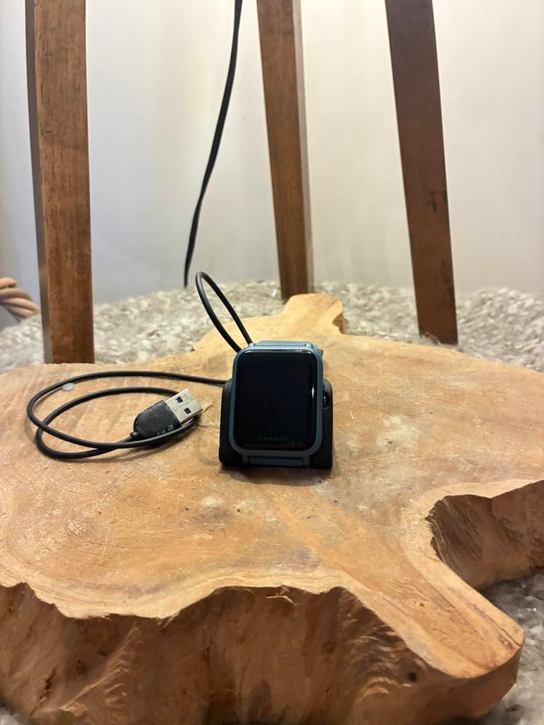 Smartwatch, Handtassen en Accessoires, Smartwatches, Ophalen, Hoogte, Blauw, IOS