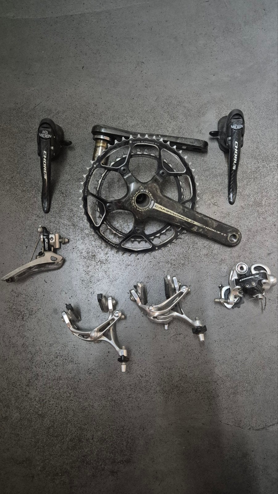 campagnolo chorus 10sp groupset onderdelen, Fietsen en Brommers, Ophalen, Gebruikt