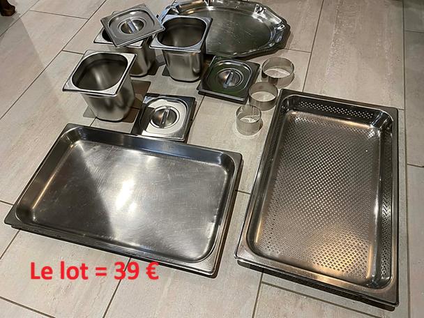 Vaisselle inox, Enlèvement, Utilisé, Autres types