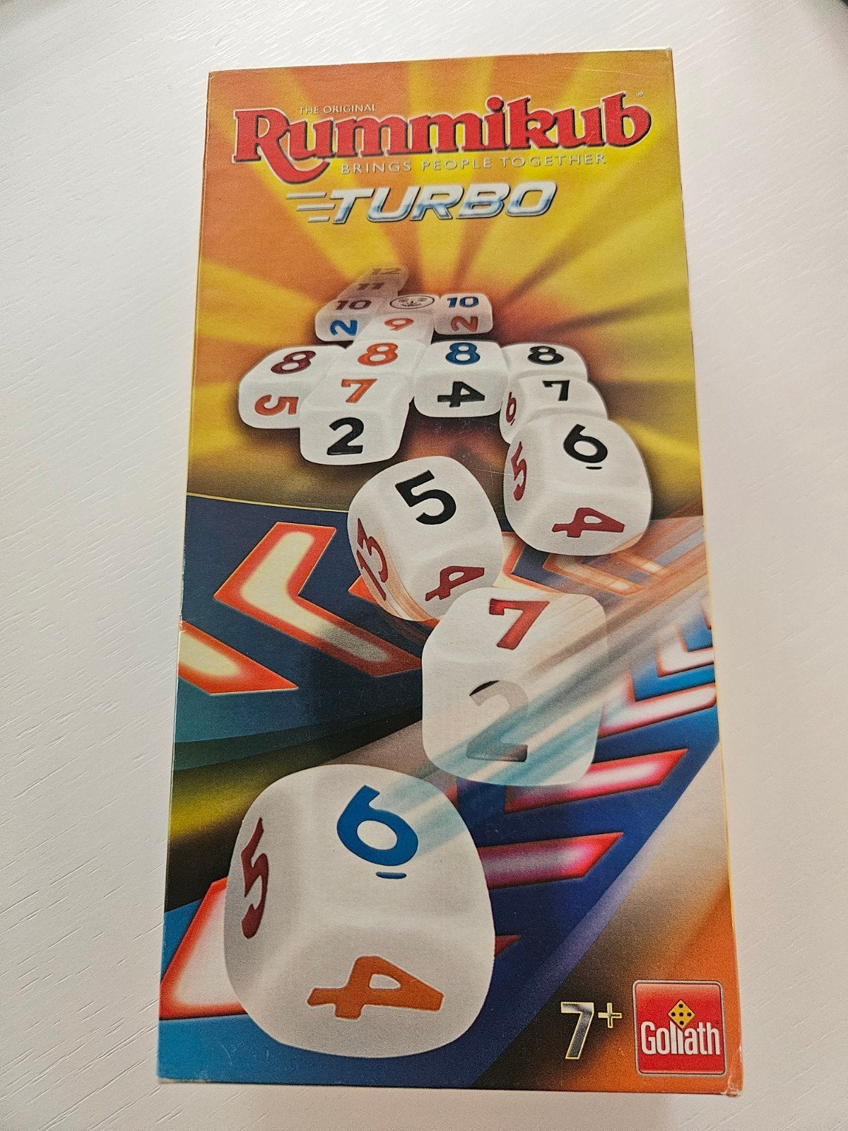 Rummikub Turbo, Hobby en Vrije tijd, Gezelschapsspellen | Overige, Ophalen, Zo goed als nieuw