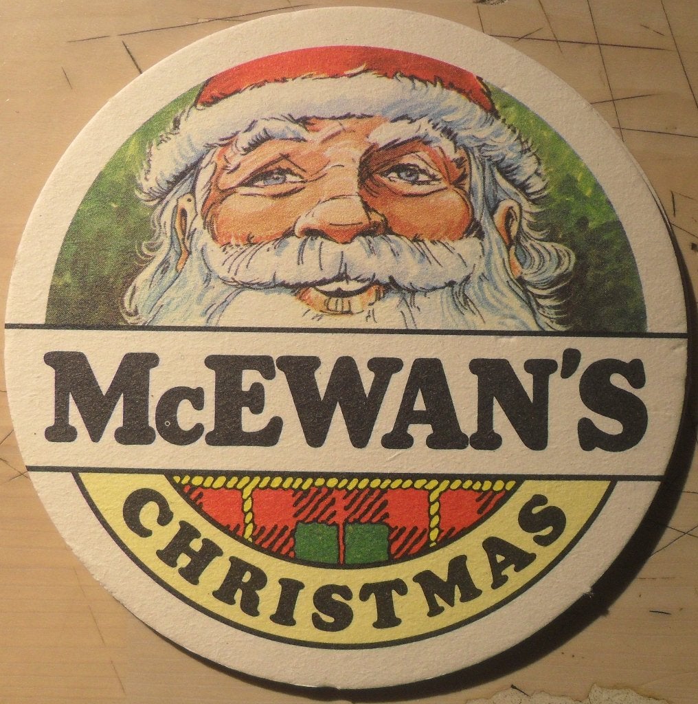 Sous-bock McEwan's "Christmas", Verzamelen, Ophalen of Verzenden, Viltje(s)