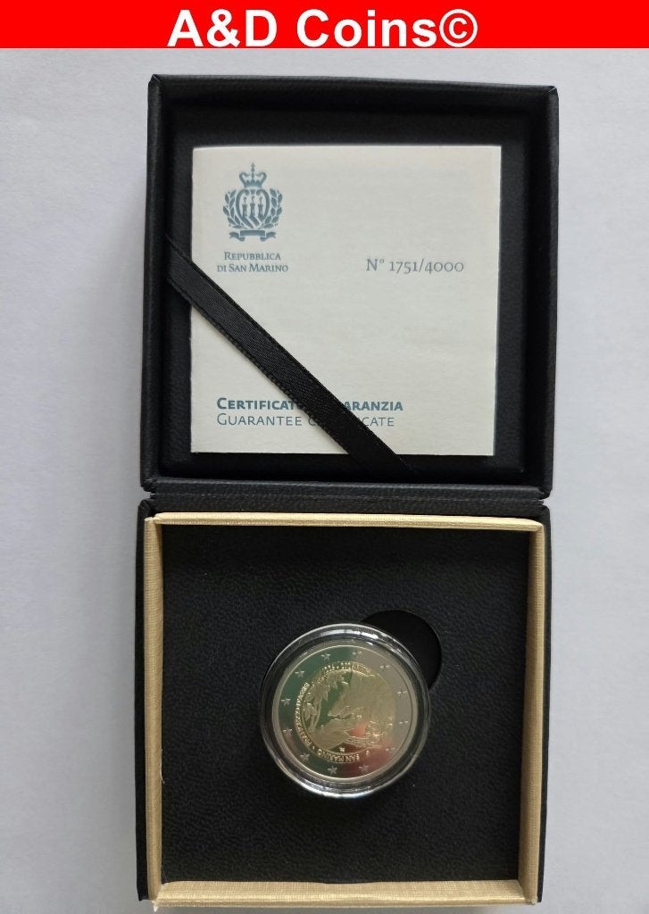 San Marino 2 Euro RP 2026, Postzegels en Munten, Ophalen of Verzenden, San Marino, 2 euro, Losse munt