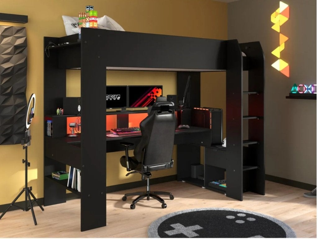 Hoogslaper gaming bureau, Ophalen, Gebruikt, Hoogslaper