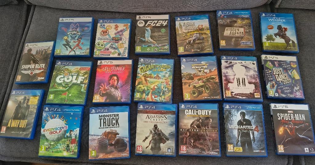 Jeux Playstation 4 et Playstation 5, Enlèvement, Utilisé