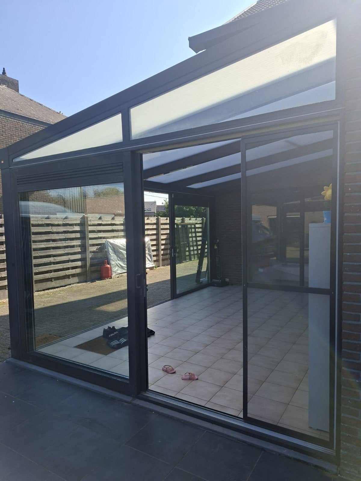 Aluminium veranda 3.5x5.3m, Enlèvement, Véranda