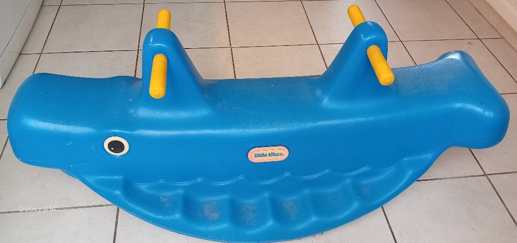 Bascule baleine bleue Little Tikes, Enlèvement, Utilisé