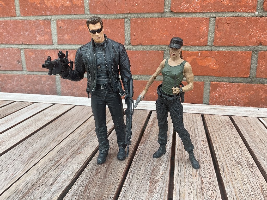 2 herstelde terminator figuren, Collections, Enlèvement ou Envoi