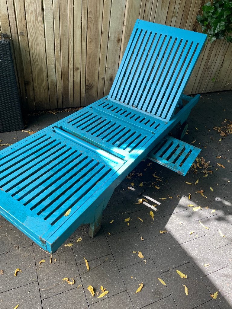 Ligzetel blauw hardhout (gratis), Enlèvement, Utilisé, Bois