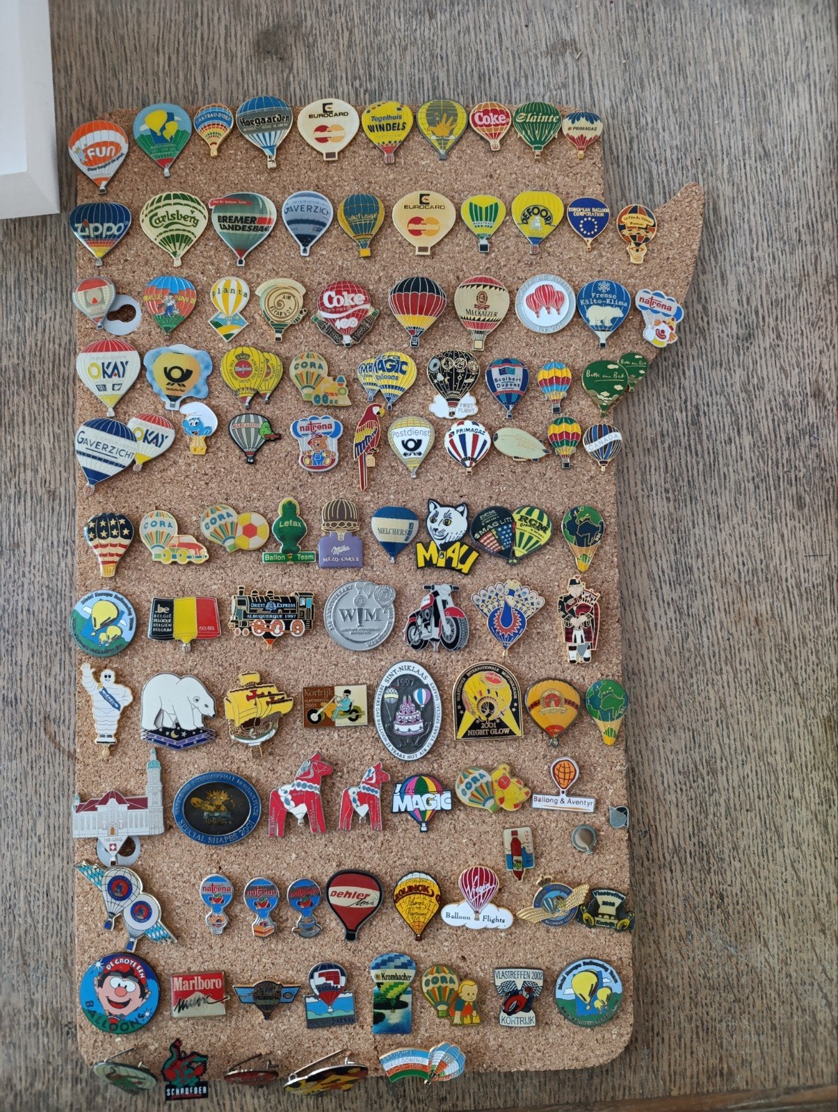 Ballonpins, Enlèvement