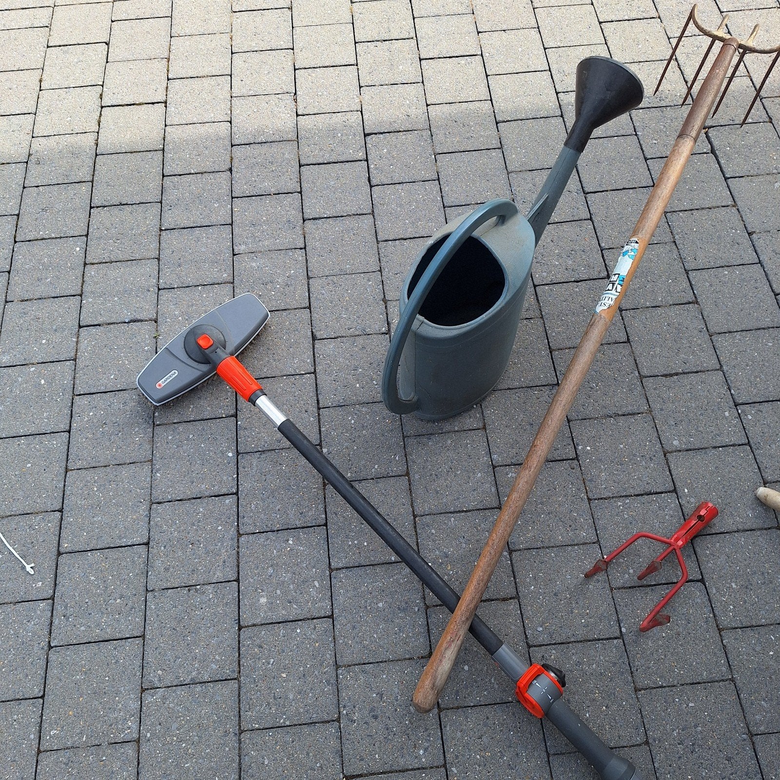 Wasborstel gardena ,gieter, Tuin en Terras, Ophalen