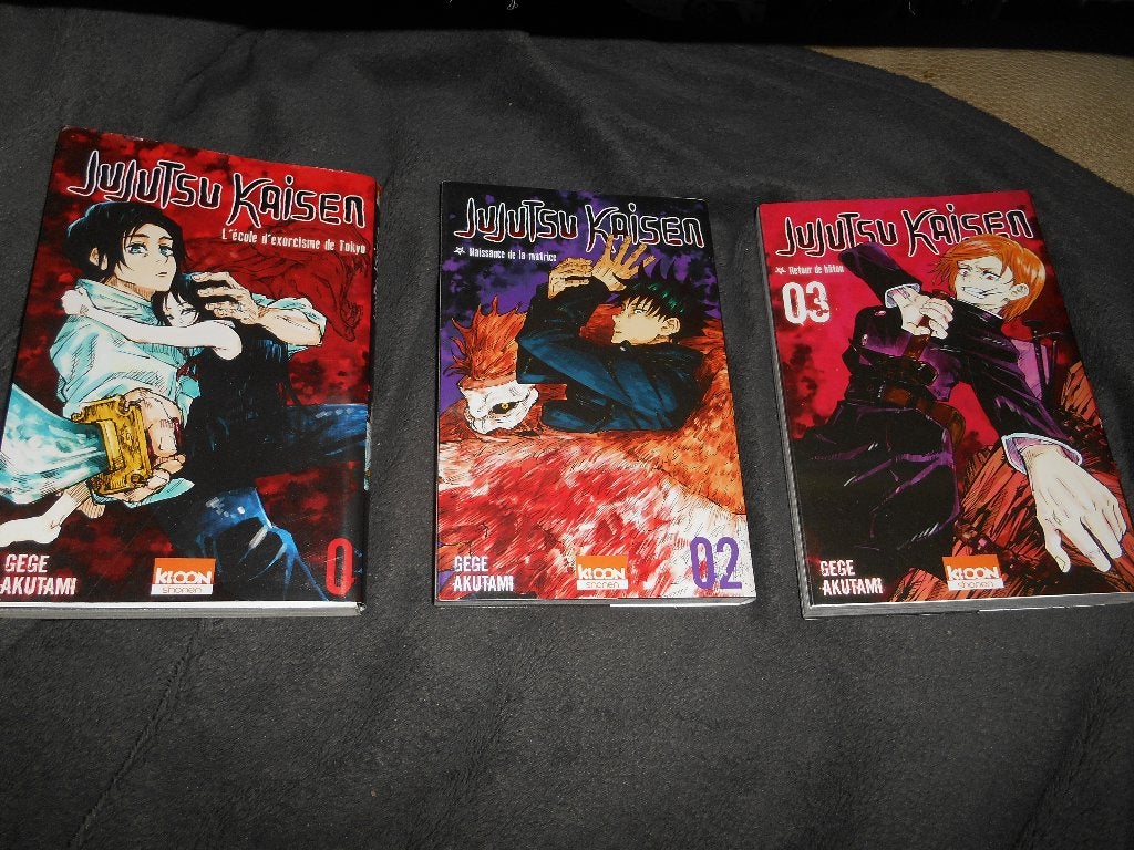 Lot de 3 Jujutsu Kaisen, Enlèvement ou Envoi