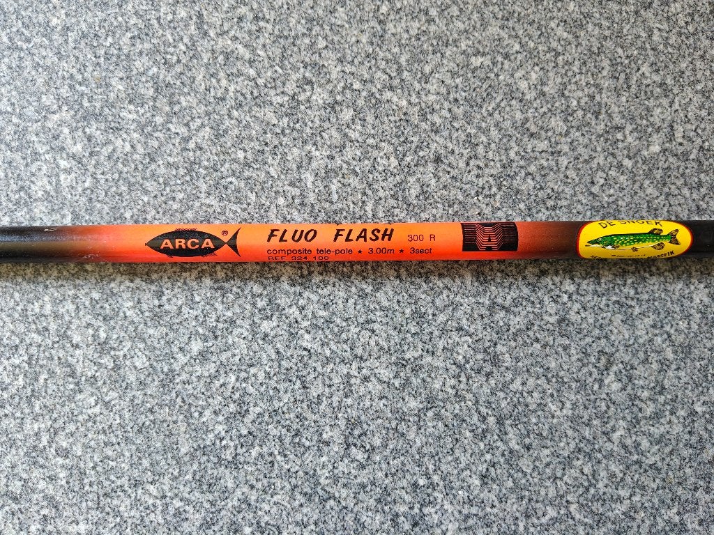 Handlijn telescopisch Arca 3m witvis, Ophalen, Gebruikt, Vaste hengel