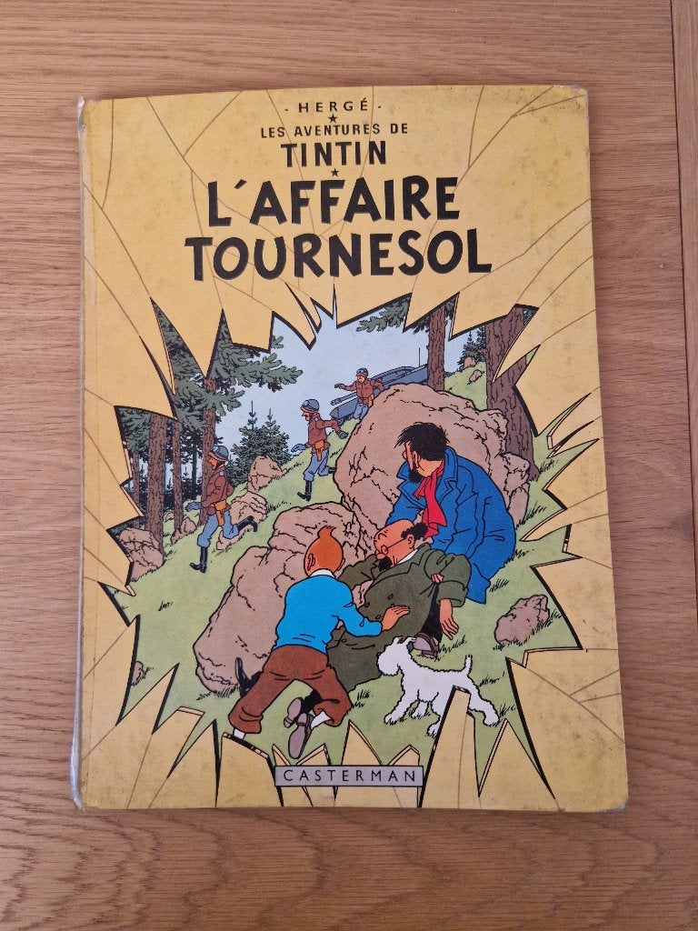 Les Aventures de TINTIN - L' Affaire Tournesol - 1956, Livres, BD, Utilisé, Une BD, Enlèvement ou Envoi