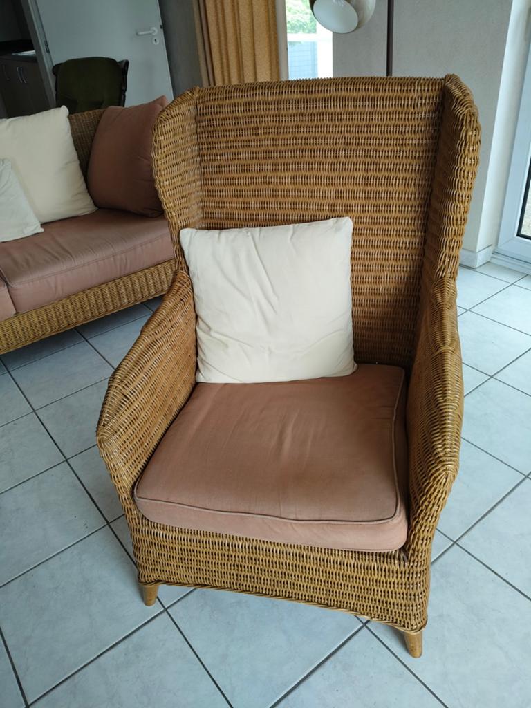 Rotan salon, Huis en Inrichting, Fauteuils, Ophalen