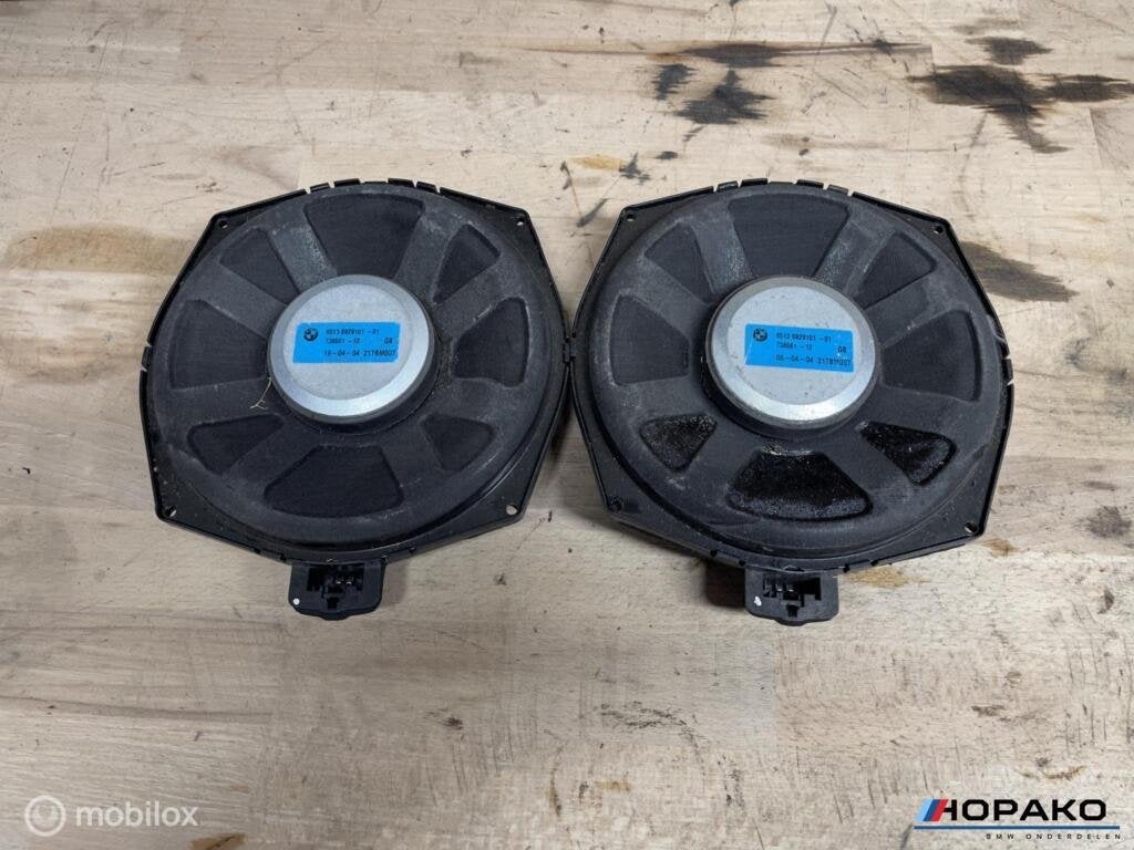 Subwoofer set BMW E60 E61 hifi 65136929101, Autos : Pièces & Accessoires, Électronique & Câbles, Utilisé, Enlèvement ou Envoi