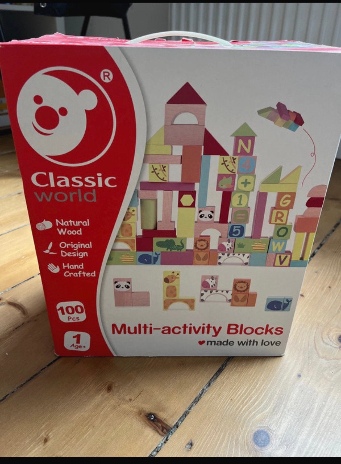 Multi activity blocks - houten bouwblokken, Kinderen en Baby's, Ophalen, Zo goed als nieuw, Overige typen