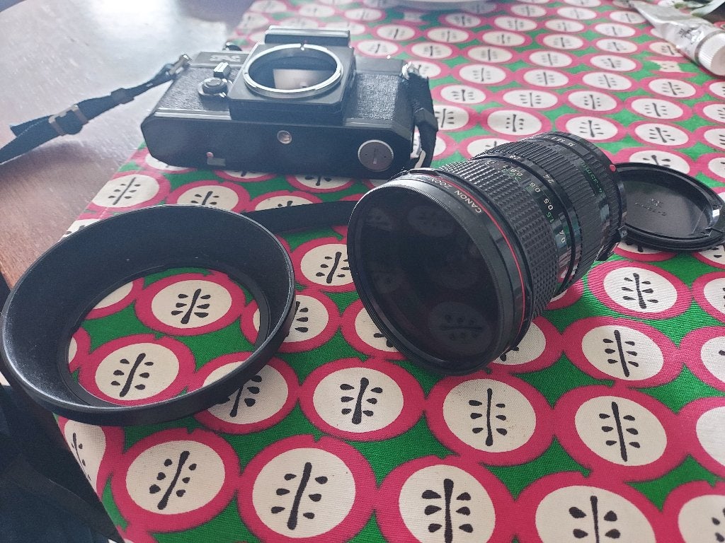 Canon F1 + FD 24-35 3,5 série L, TV, Hi-fi & Vidéo, Appareils photo analogiques, Enlèvement ou Envoi, Utilisé, Reflex miroir, Canon
