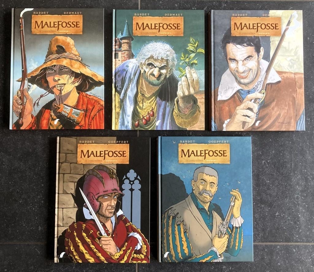 Malefosse - De complete editie - 1 t/m 5 - nieuwstaat, Meerdere stripboeken, Ophalen of Verzenden, Nieuw, Daniel Bardet