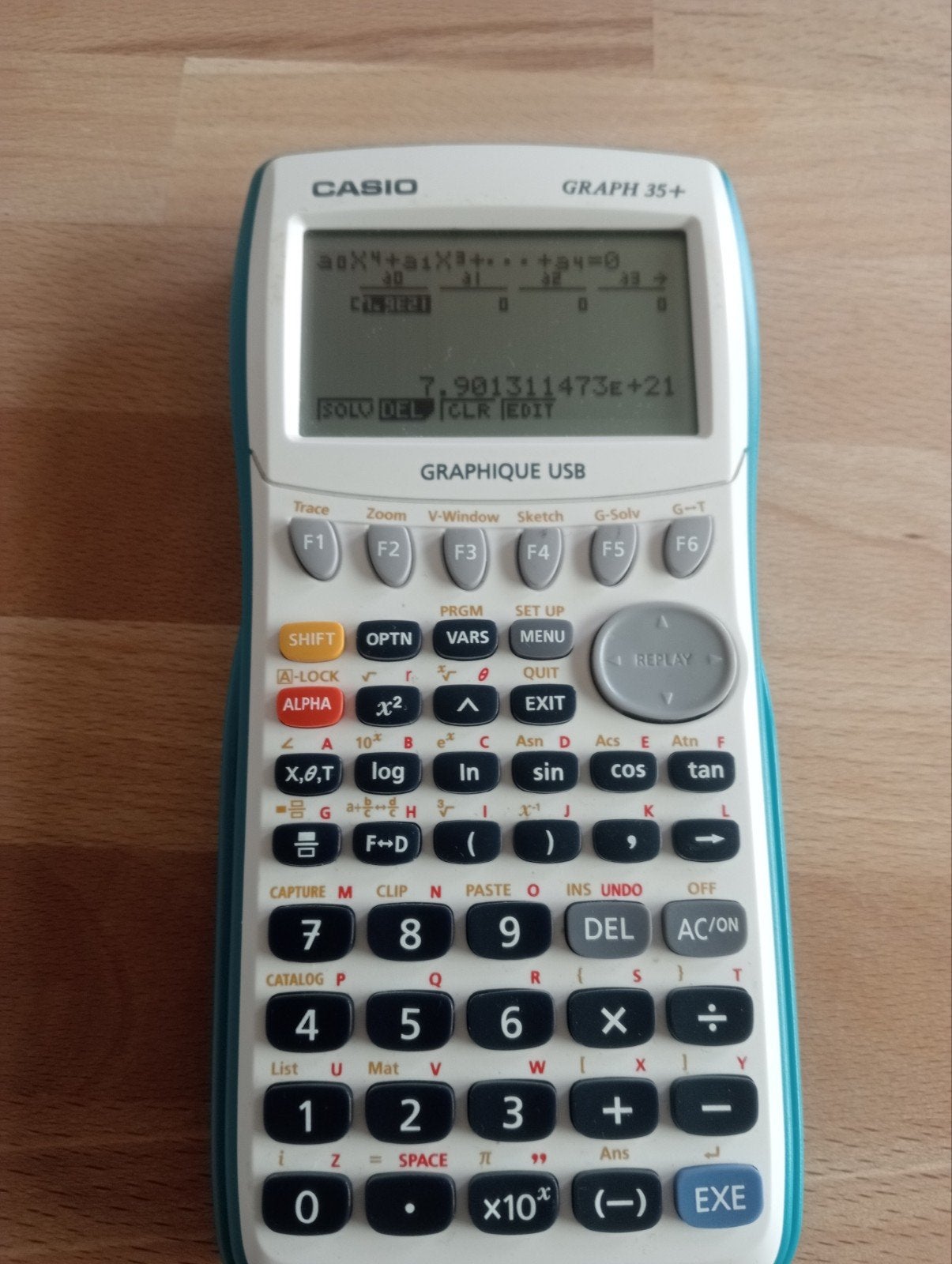 CASIO GRAPH 35+    Graphique usb, Ophalen of Verzenden, Grafische rekenmachine, Zo goed als nieuw