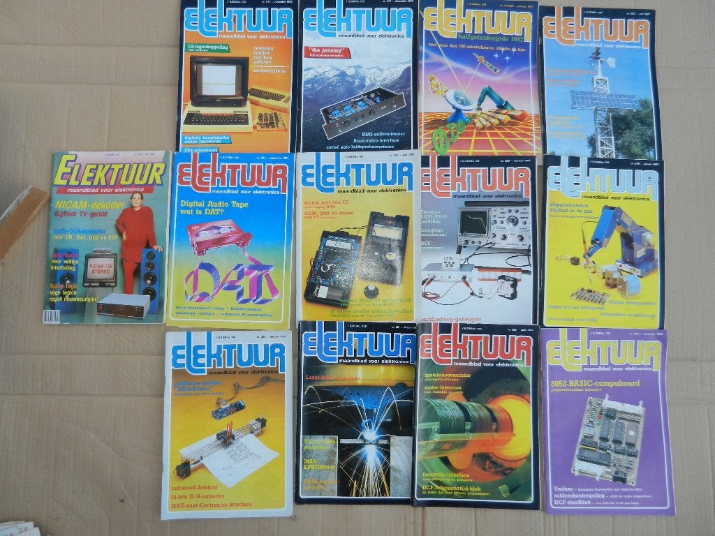Tijdschriften Elex Elektuur, Boeken, Ophalen