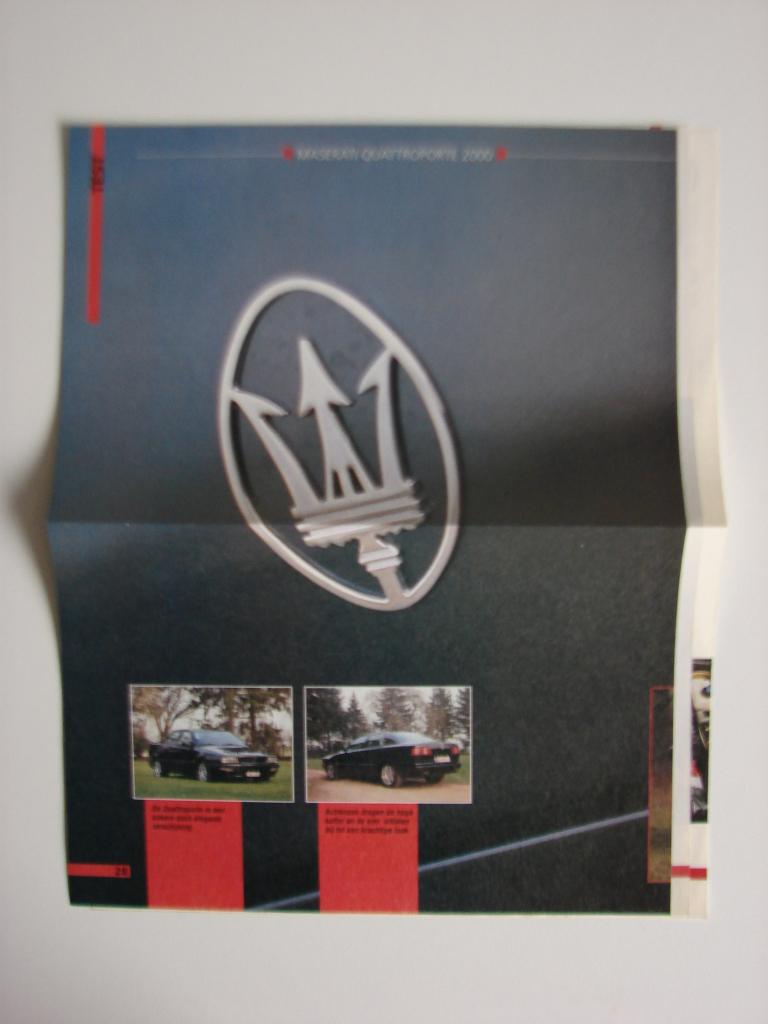 Artikel Maserati Quattroporte 2000, Boeken, Ophalen of Verzenden, Zo goed als nieuw, Overige merken