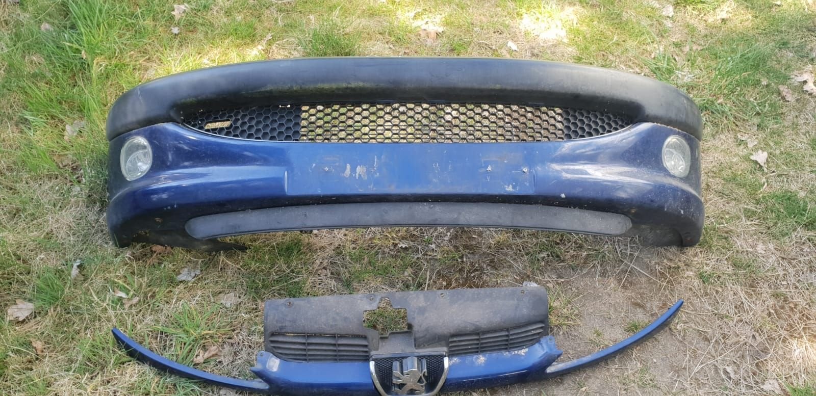 PEUGEOT 206 VOORBUMPER +MISTLAMPEN BJ 98 TOT 2008, Gebruikt, -, Voor, -