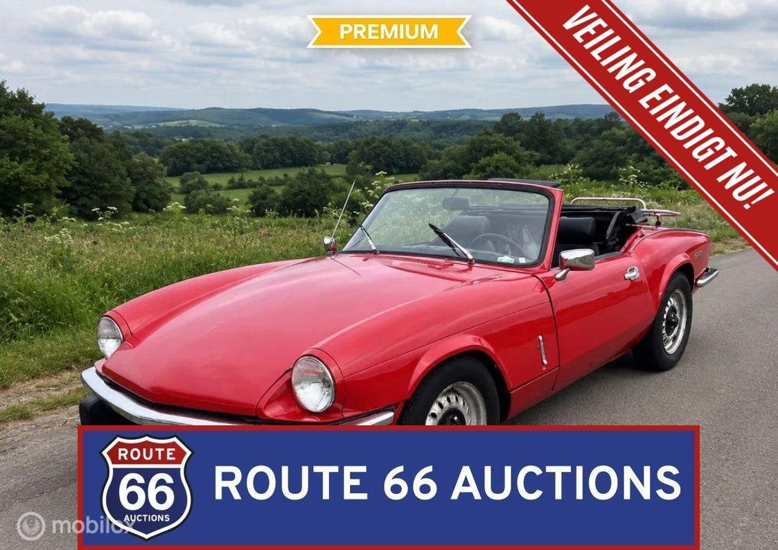 Triumph Spitfire Mk 4 | 1972 | Route 66 Auctions, Autos, Oldtimers & Ancêtres, Achat, Entreprise, Boîte manuelle, Triumph