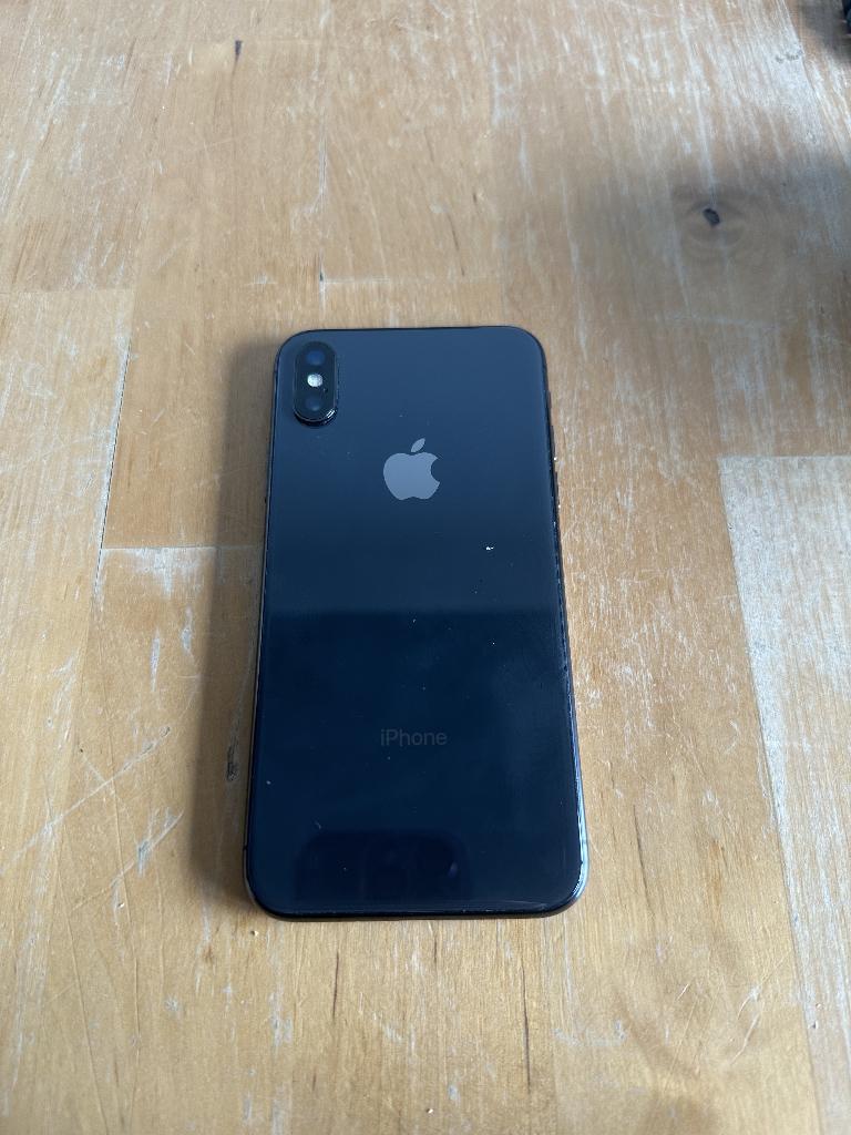 iPhone X 64GB Space Gray – goede batterij, Telecommunicatie, Mobiele telefoons | Apple iPhone, Zwart, Zo goed als nieuw, 64 GB