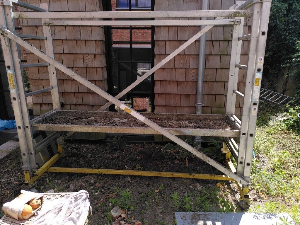 stelling, Ophalen, Gebruikt, Rolsteiger of Kamersteiger, Minder dan 2 meter