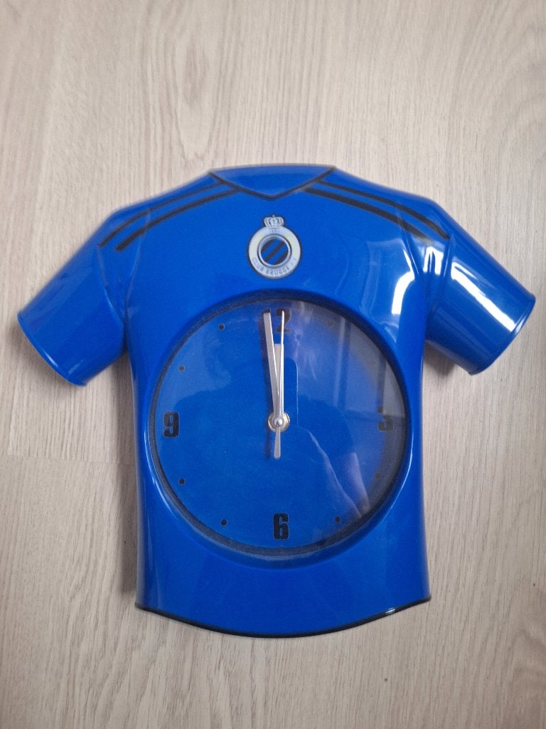 Club brugge klok, Huis en Inrichting, Woonaccessoires | Klokken, Ophalen, Nieuw, Analoog, Wandklok
