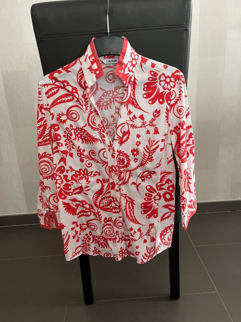 Damesbloes merk Caliban, Kleding | Dames, Ophalen, Zo goed als nieuw, Maat 36 (S), Overige kleuren
