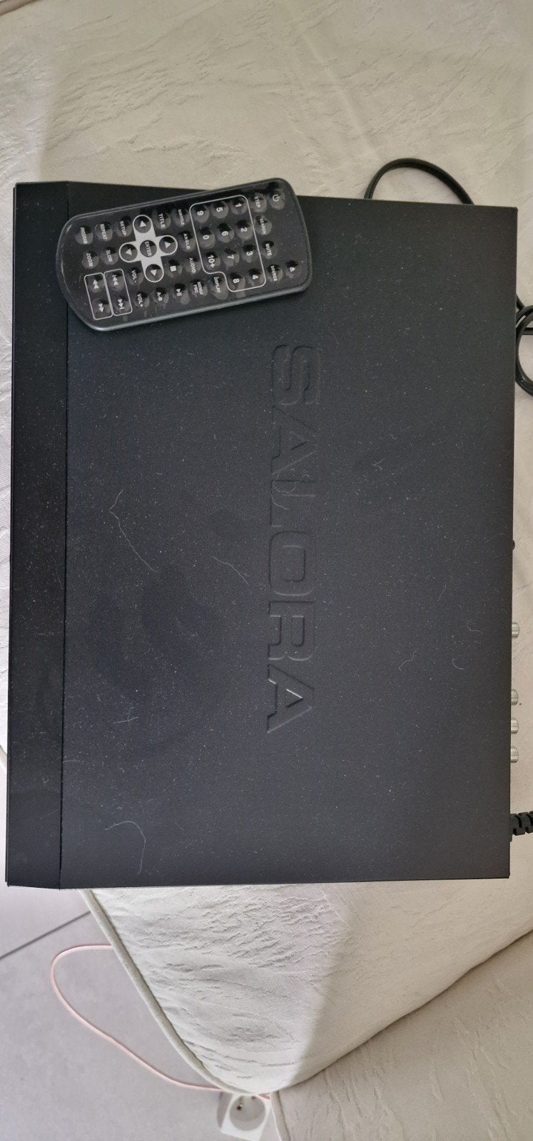 Lecteur de DVD de marque SALORA avec télécommand, Audio, Tv en Foto, DVD spelers