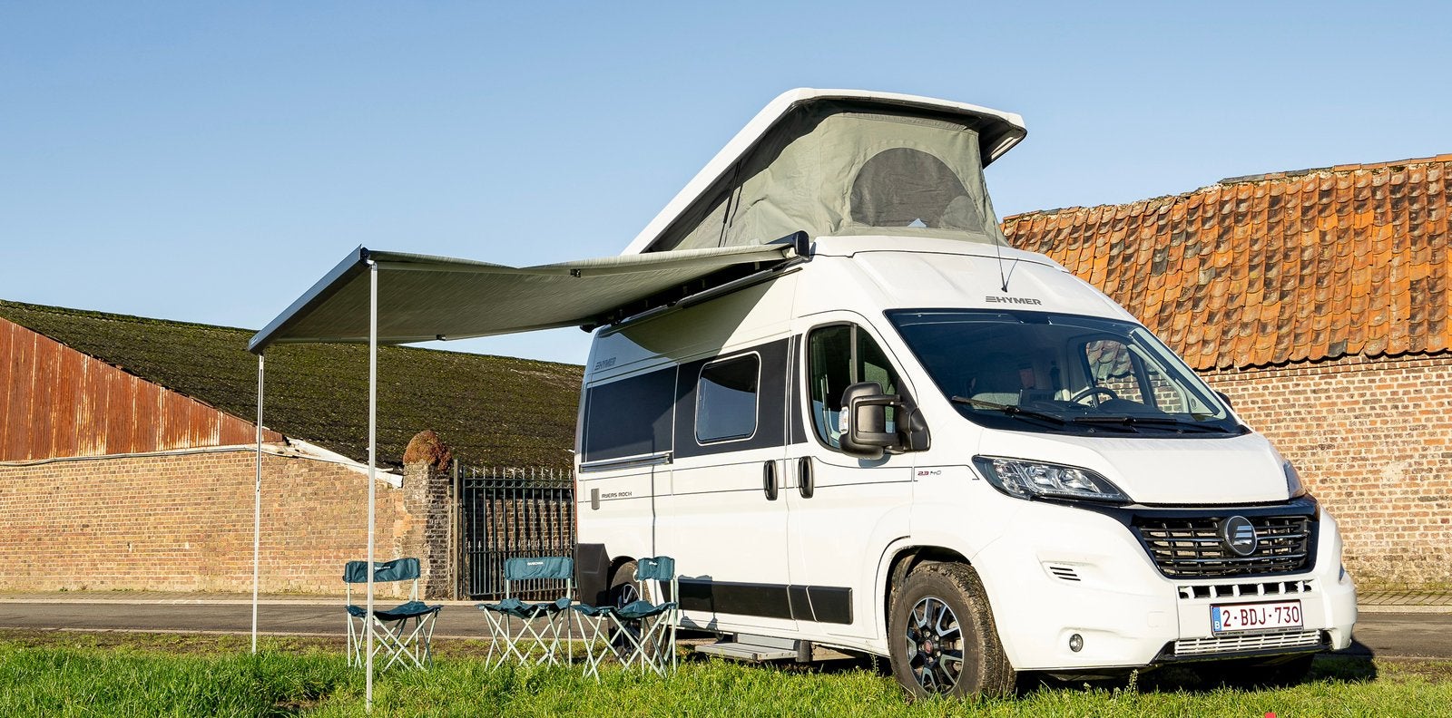 Hymer Ayers Rock  ‘21 Hefdak Zonnepanelen Trekhaak Lithium, Caravans en Kamperen, Mobilhomes, Particulier, tot en met 4, Buscamper of Camperbus