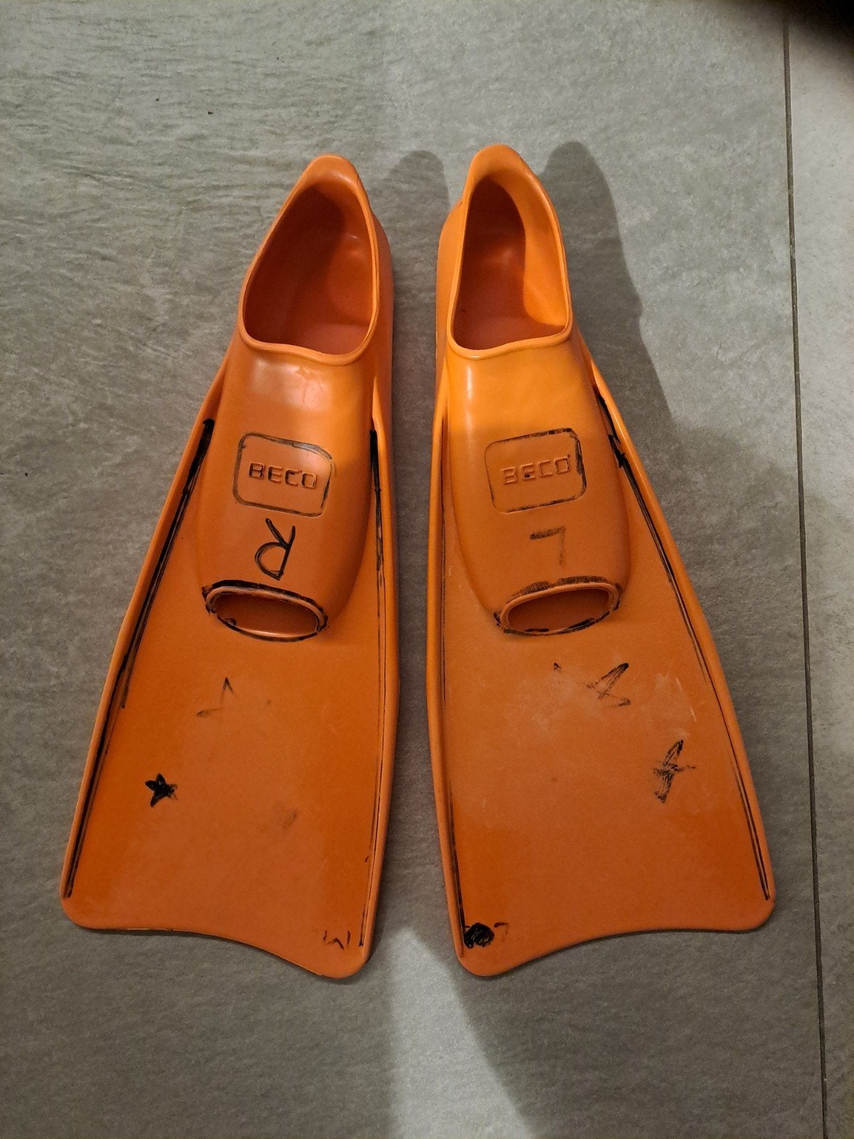 Beco zwemvliezen 36/37, Watersport en Boten, Ophalen, Zo goed als nieuw, Snorkelvinnen