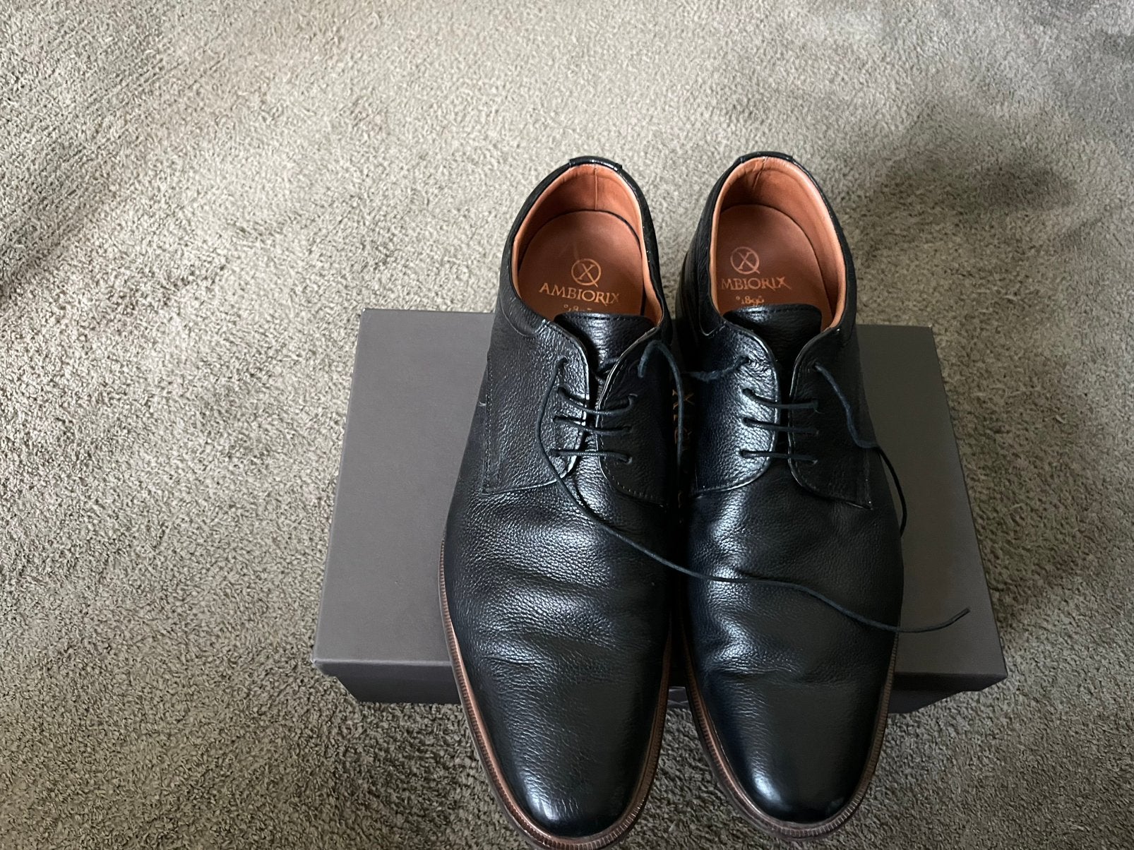 Ambiorix Aldo, Enlèvement ou Envoi, Chaussures à lacets, Comme neuf, Noir