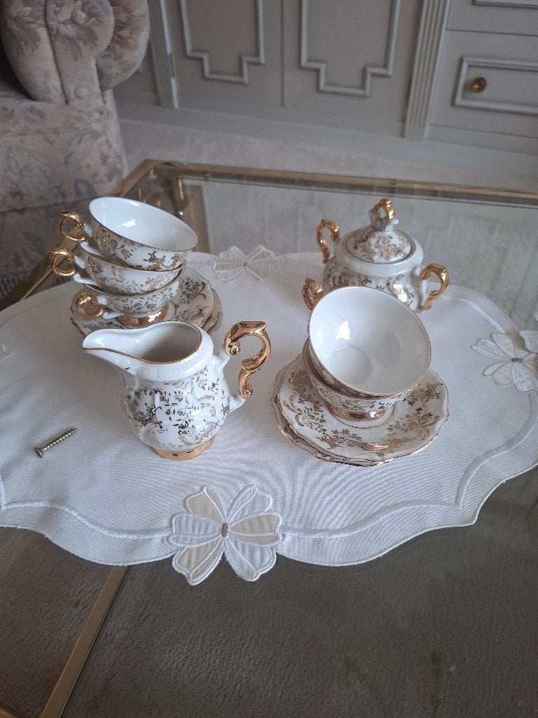 vintage porseleinen theeservies, Enlèvement
