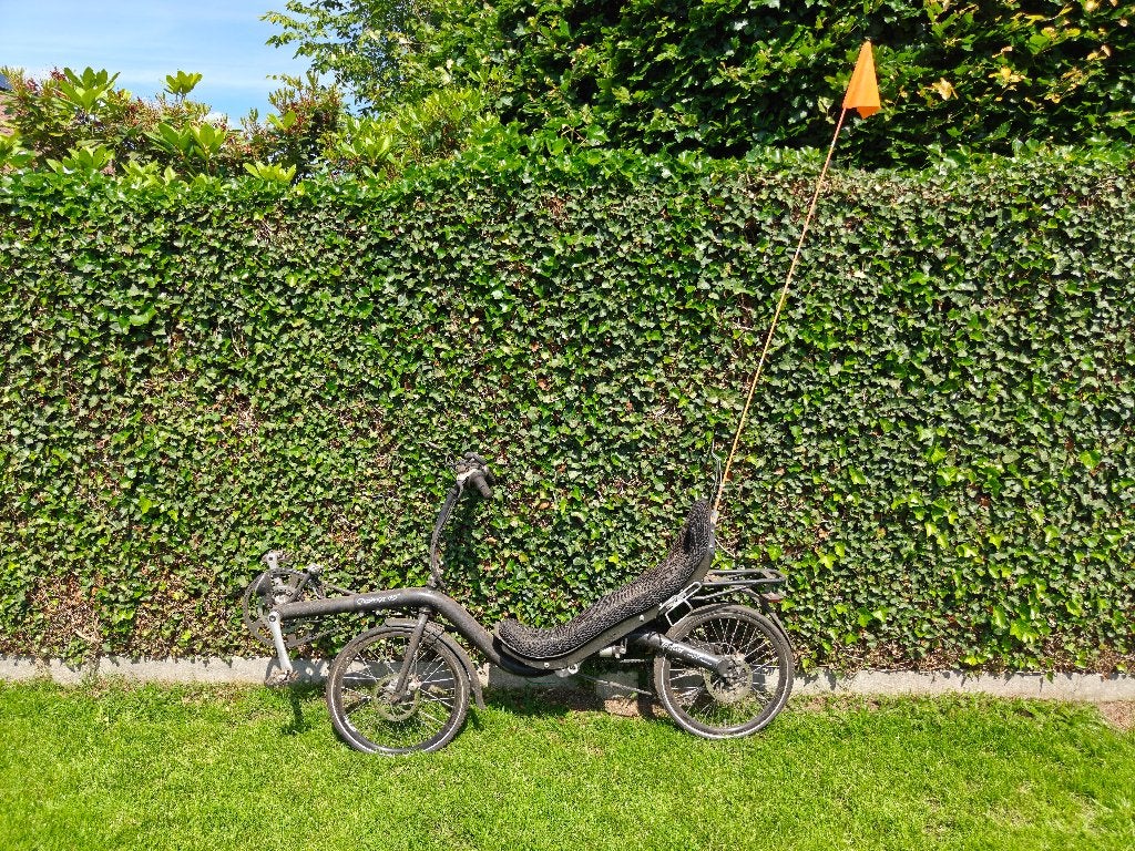 Taifun ligfiets, Ophalen, Gebruikt, Bovenstuur, Schijfrem