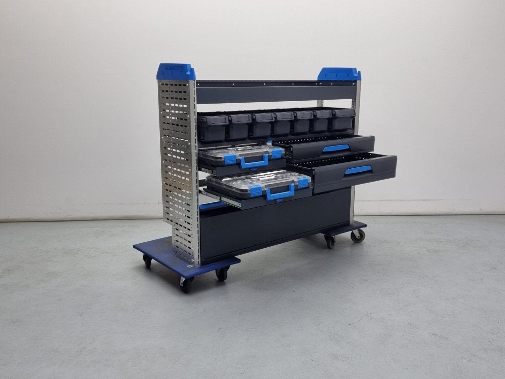 Sortimo bedrijfswagen inrichting bedrijfswageninrichting