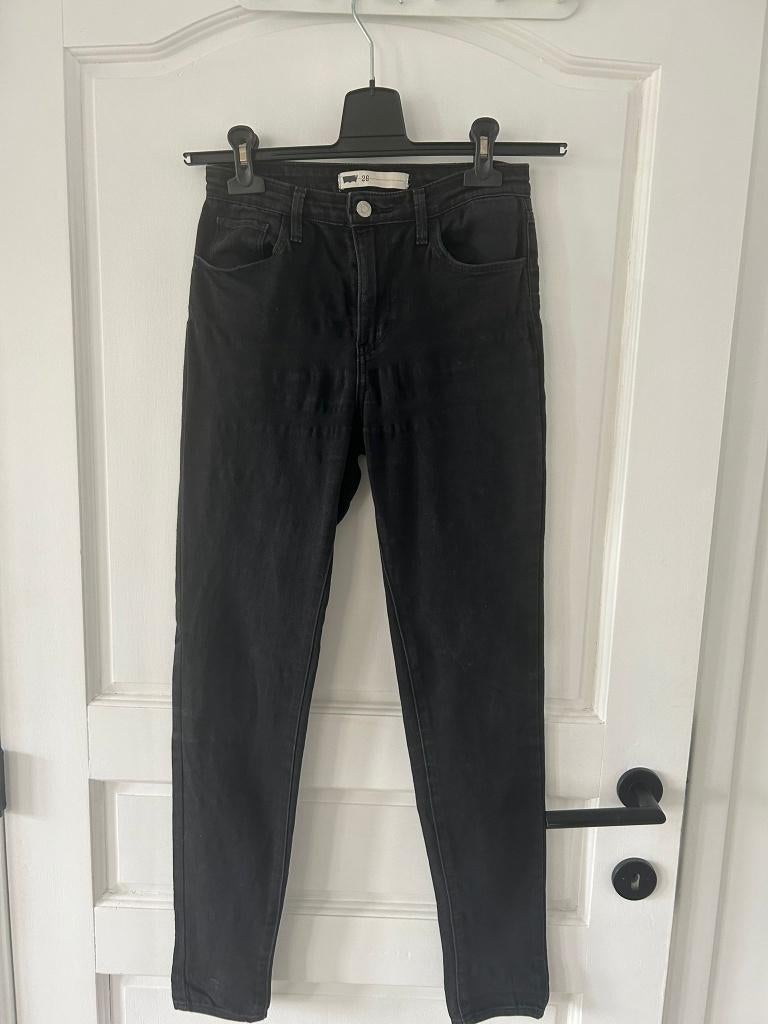 Zwart Broek Levi Strauss 26, Zwart, Levi Strauss & Co, Ophalen of Verzenden, Maat 36 (S)