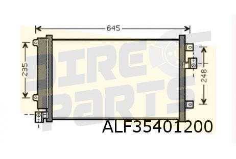 Fiat Multipla (9/04-5/09) Multipla (1.9JTD) condensor OES! 7, Neuf, -, -, Fiat