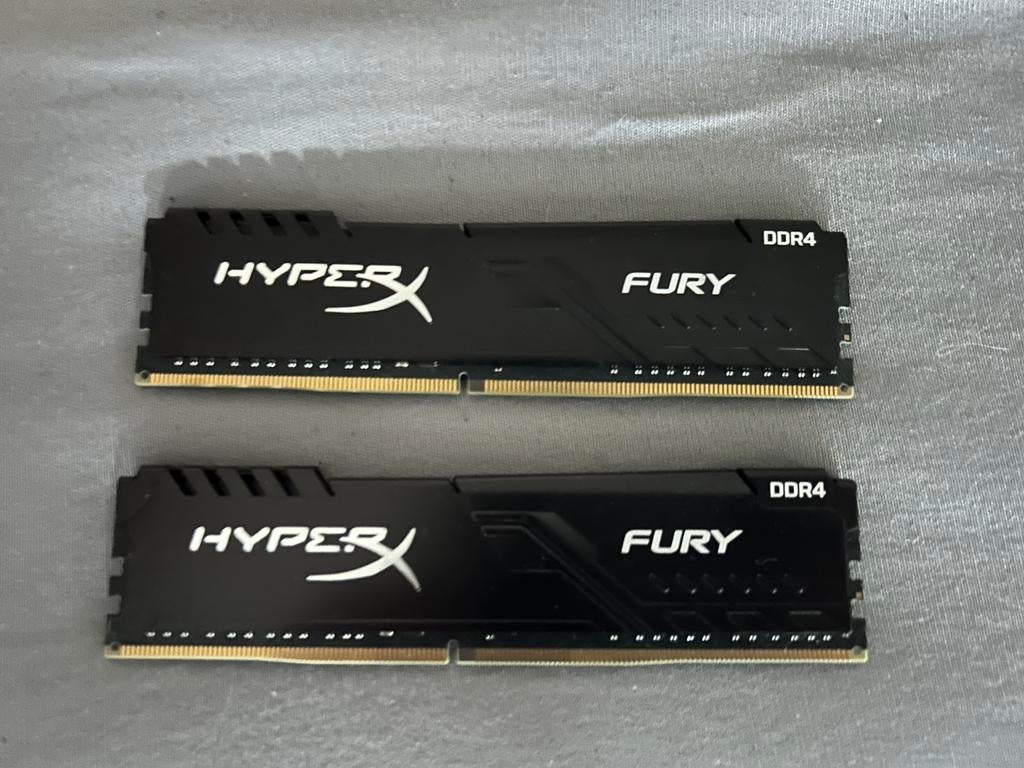 HyperX Fury DIMM DDR4 16GB 3200Mhz, Computers en Software, RAM geheugen, Ophalen, Zo goed als nieuw, DDR4