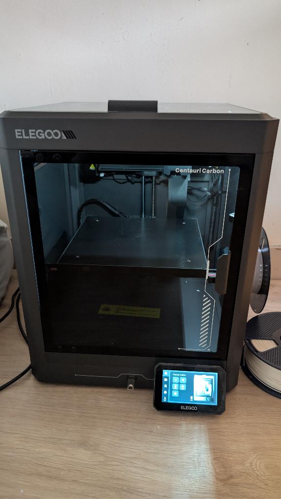 3d printer elegoo centauri carbon+ opties, Computers en Software, 3D Printers, Verzenden, Elegoo, Zo goed als nieuw, Filament