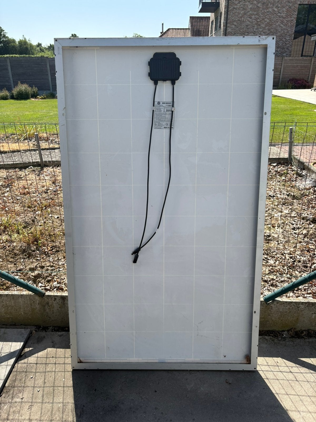9 zonnepanelen 230wP, Doe-het-zelf en Bouw, Ophalen, Gebruikt, Paneel, 200 wattpiek of meer