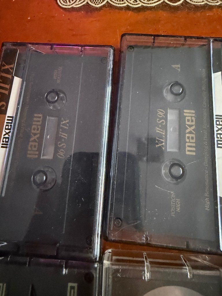 Maxell XL ll-S, Ophalen of Verzenden, Zo goed als nieuw, 2 t/m 25 bandjes, Voorbespeeld