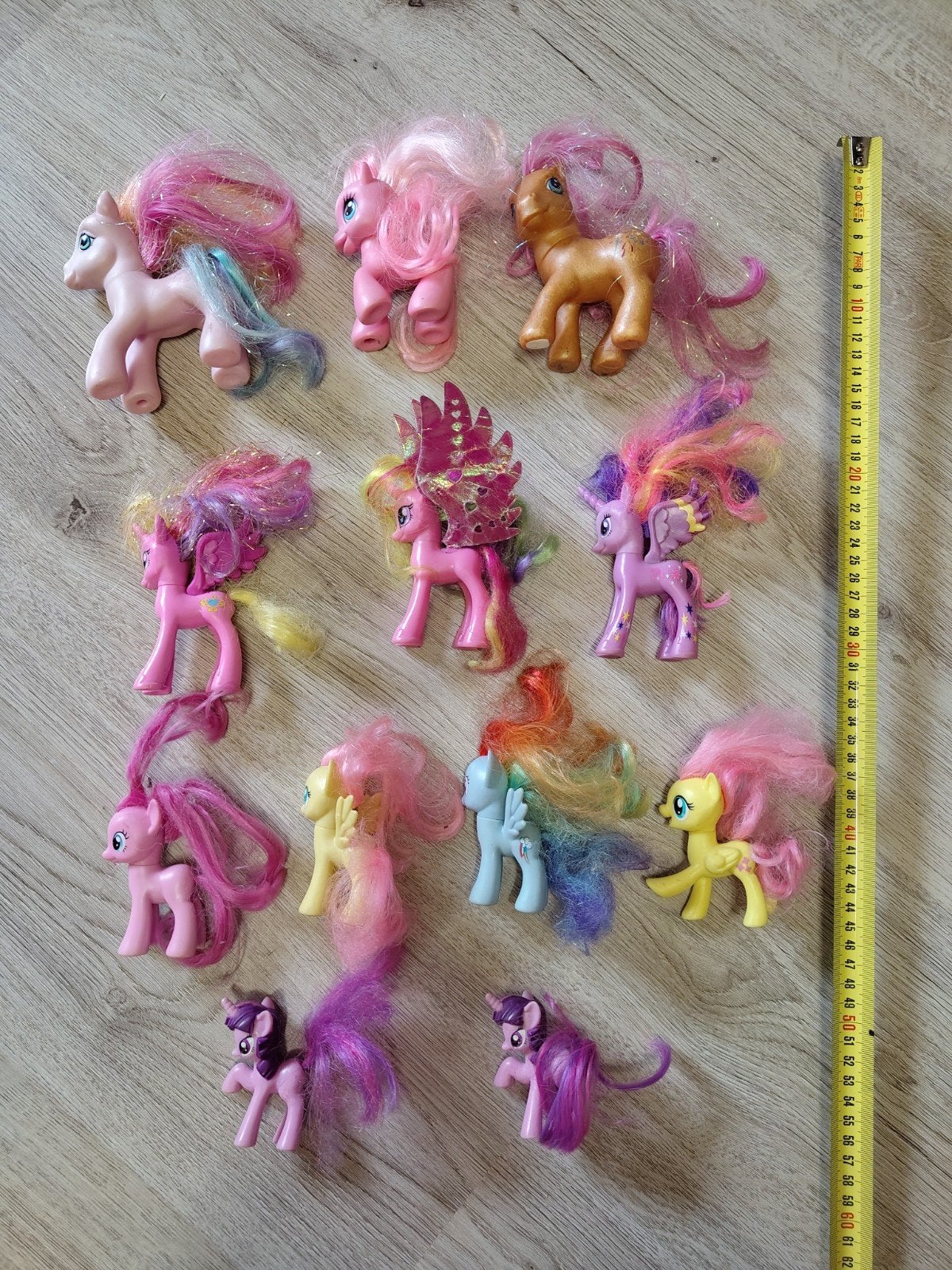 12 figurines colorées My Little Pony G4, Enlèvement ou Envoi