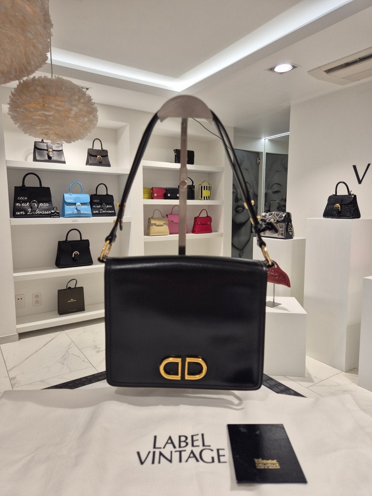 Delvaux Camargue black box, Ophalen
