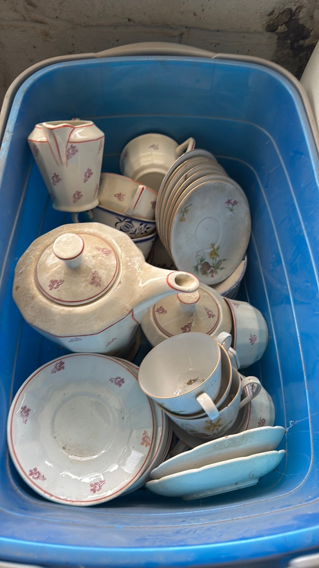 Servies, Ophalen