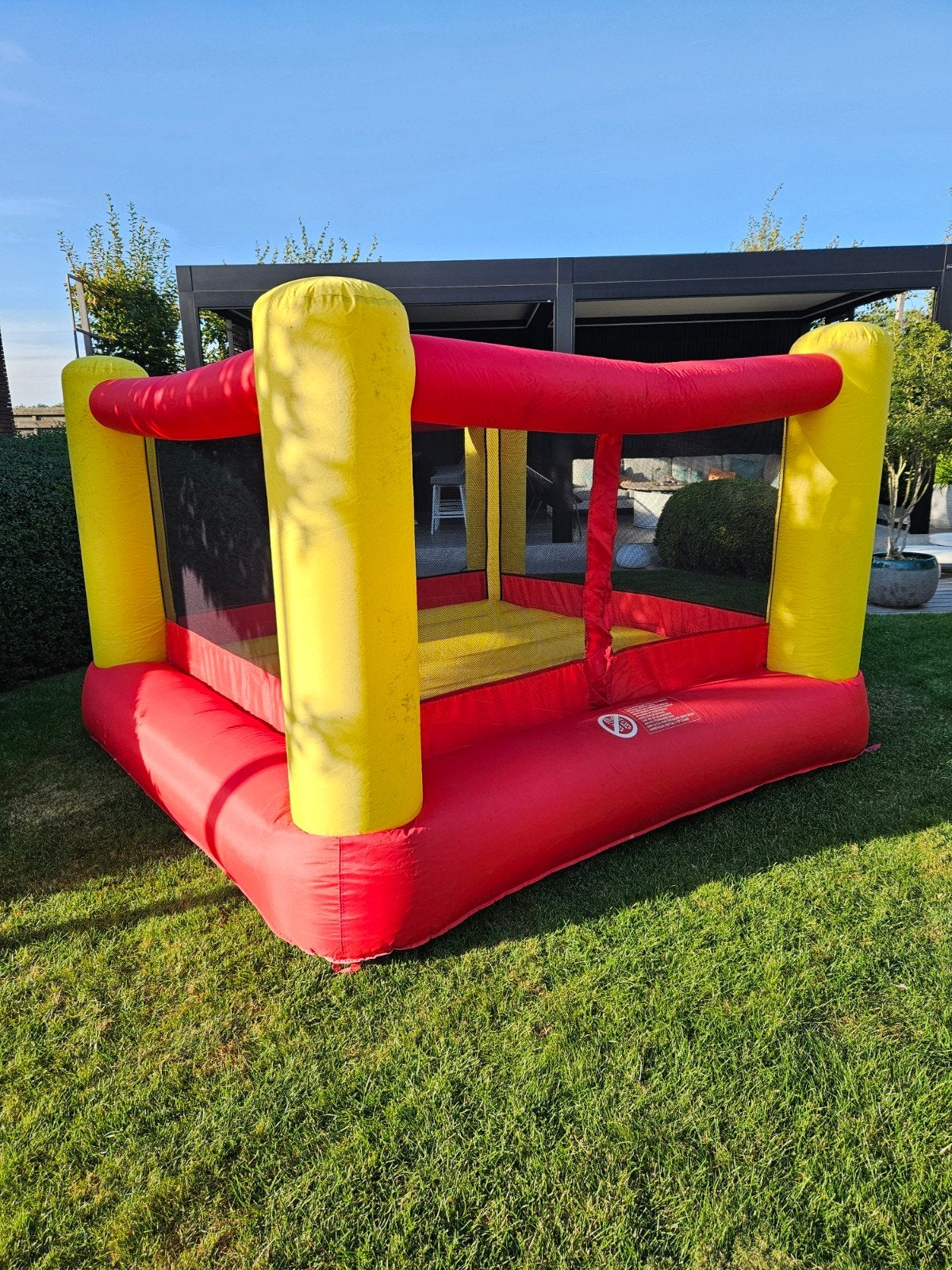 Springkasteel met blower, Kinderen en Baby's, Ophalen, Gebruikt