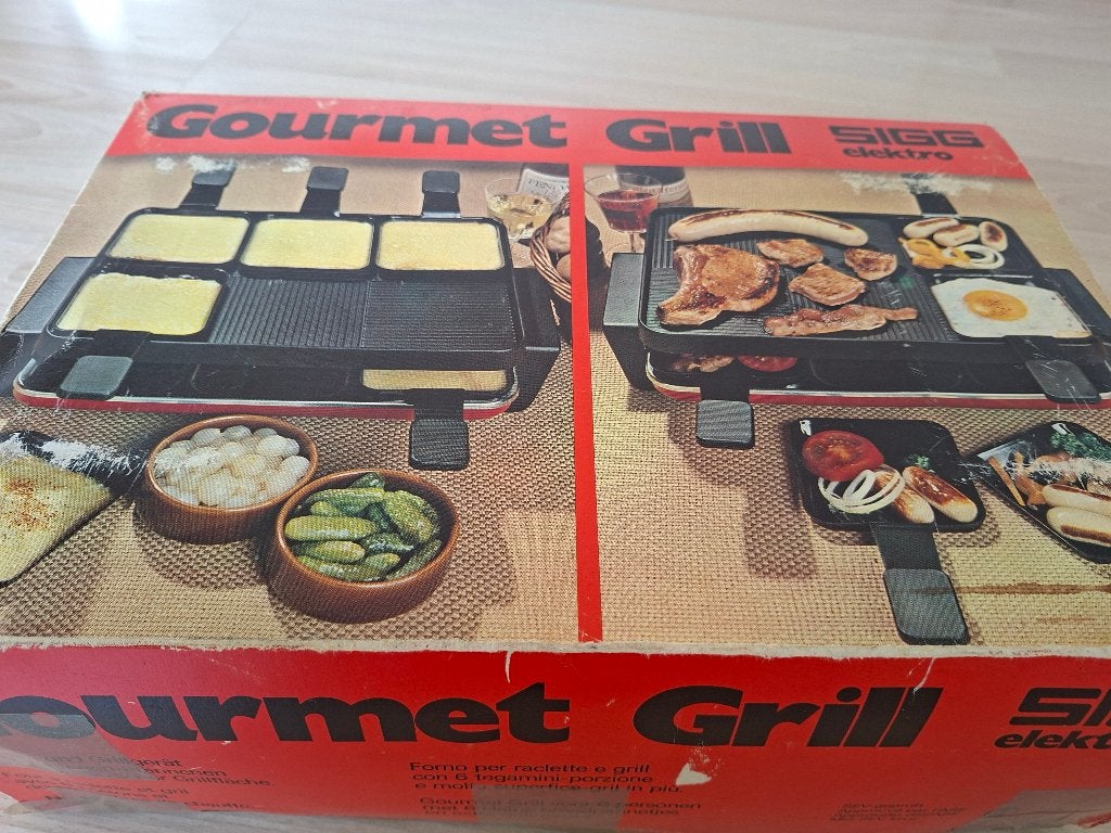 Sigg Elektro Gourmet-Grill / Raclette Grill – 6 Personen, Ophalen of Verzenden