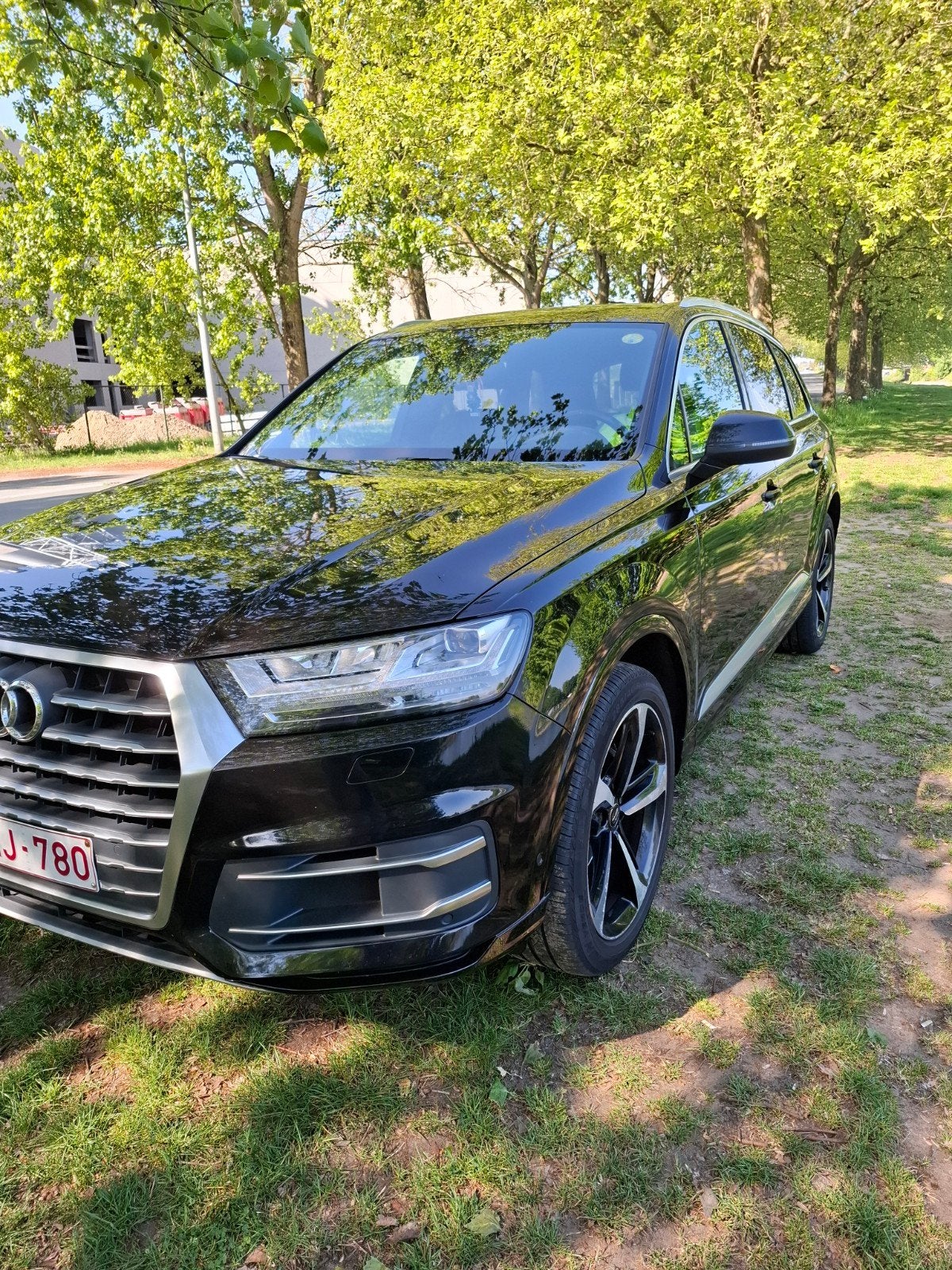Te koop Audi Q7 2018, Auto's, Zwart, Bluetooth, Particulier, SUV of Terreinwagen